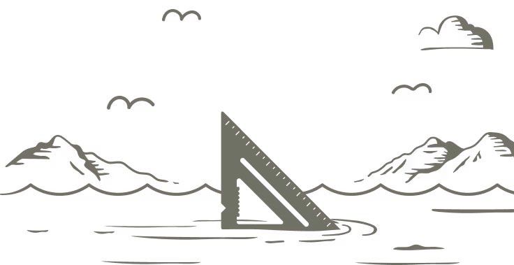 Illustration of a lake
